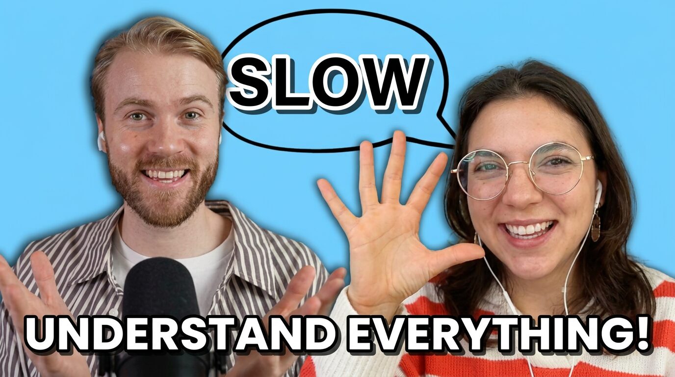 Slow English Conversations (A1+ comprehensible input)